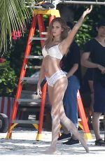 JOSEPHINE SKRIVER on the Set of VS Photoshoot in Miami 12/13/2016