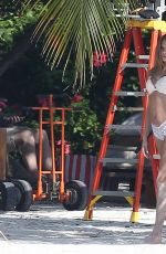 JOSEPHINE SKRIVER on the Set of VS Photoshoot in Miami 12/13/2016