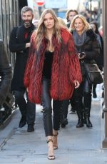 JOSEPHINE SKRIVER Out and About in Paris 11/29/2016
