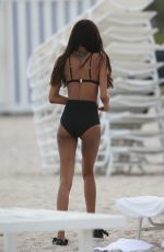 JOURDAN DUNN and SIGAIL CURRIE in Bikinis on the Beach in Maimi 12/01/2016