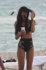 JOURDAN DUNN and SIGAIL CURRIE in Bikinis on the Beach in Maimi 12/01/2016