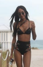 JOURDAN DUNN and SIGAIL CURRIE in Bikinis on the Beach in Maimi 12/01/2016