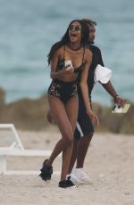 JOURDAN DUNN and SIGAIL CURRIE in Bikinis on the Beach in Maimi 12/01/2016
