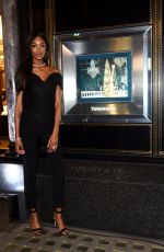 JOURDAN DUNN at Tiffany & Co Christmas Window Unveiling in London 11/07/2016