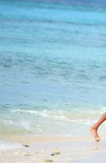 JOURDAN DUNN in Bikini at a Beach in Barbados 12/24/2016