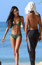 JOURDAN DUNN in Bikini at a Beach in Barbados 12/24/2016