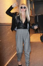 JULIANNE HOUGH Arrives at AOL Studios in New York 12/14/2016