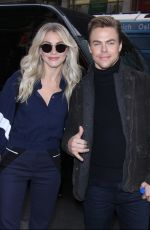 JULIANNE HOUGH Arrives with Her Brother at Extra Studios in New York 12/13/2016