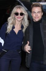 JULIANNE HOUGH Arrives with Her Brother at Extra Studios in New York 12/13/2016