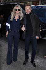 JULIANNE HOUGH Arrives with Her Brother at Extra Studios in New York 12/13/2016