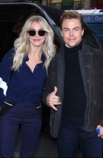 JULIANNE HOUGH Arrives with Her Brother at Extra Studios in New York 12/13/2016