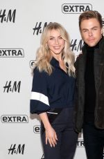 JULIANNE HOUGH on the Set of Extra in New York 12/13/2016
