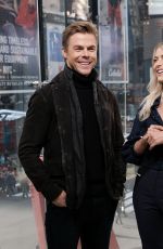 JULIANNE HOUGH on the Set of Extra in New York 12/13/2016