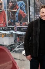 JULIANNE HOUGH on the Set of Extra in New York 12/13/2016