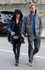 KALEY CUOCO and Karl Cook Out Shopping in Beverly Hills 12/07/2016