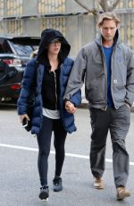 KALEY CUOCO and Karl Cook Out Shopping in Beverly Hills 12/07/2016