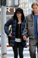 KALEY CUOCO and Karl Cook Out Shopping in Beverly Hills 12/07/2016