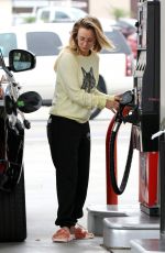 KALEY CUOCO at a Gas Station in Los Angeles 12/13/2016
