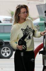 KALEY CUOCO at a Gas Station in Los Angeles 12/13/2016