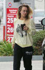 KALEY CUOCO at a Gas Station in Los Angeles 12/13/2016