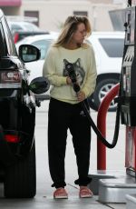 KALEY CUOCO at a Gas Station in Los Angeles 12/13/2016