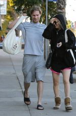 KALEY CUOCO Heading to a Pilates Class in Studio City 12/18/2016