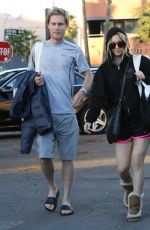 KALEY CUOCO Heading to a Pilates Class in Studio City 12/18/2016
