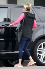 KALEY CUOCO Leaves a Hair Salon in Los Angeles 12/21/2016