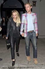 KALEY CUOCO Night Out in West Hollywood 11/30/2016