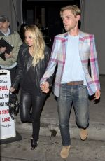 KALEY CUOCO Night Out in West Hollywood 11/30/2016