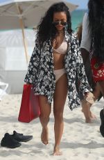 KAREEUCHE TRAN in Bikini at Soho Beach House in Miami 12/04/2016