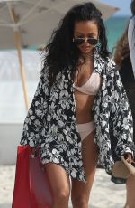 KAREEUCHE TRAN in Bikini at Soho Beach House in Miami 12/04/2016