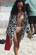 KAREEUCHE TRAN in Bikini at Soho Beach House in Miami 12/04/2016