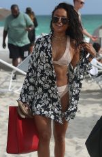 KAREEUCHE TRAN in Bikini at Soho Beach House in Miami 12/04/2016