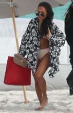 KAREEUCHE TRAN in Bikini at Soho Beach House in Miami 12/04/2016
