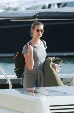 KARLIE KLOSS Arrives at St. Barts 12/30/2016