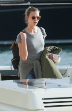 KARLIE KLOSS Arrives at St. Barts 12/30/2016