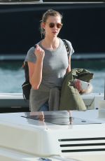 KARLIE KLOSS Arrives at St. Barts 12/30/2016