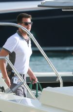 KARLIE KLOSS Arrives at St. Barts 12/30/2016