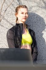 KARLIE KLOSS on the Set of Adidas Photoshoot in Berlin 12/08/2016