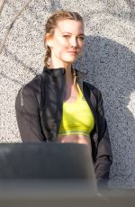 KARLIE KLOSS on the Set of Adidas Photoshoot in Berlin 12/08/2016