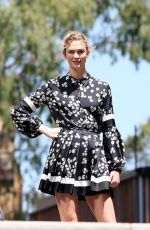 KARLIE KLOSS on the Set of David Jones Commercial in Sydney 12/13/2016