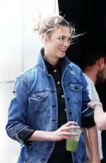 KARLIE KLOSS on the Set of David Jones Commercial in Sydney 12/13/2016