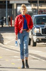KARLIE KLOSS on the Set of New Samsung Commercial in New York 12/19/2016