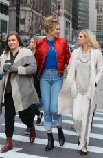 KARLIE KLOSS on the Set of New Samsung Commercial in New York 12/19/2016