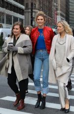 KARLIE KLOSS on the Set of New Samsung Commercial in New York 12/19/2016