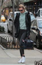 KARLIE KLOSS Out and About in New York 12/15/2016