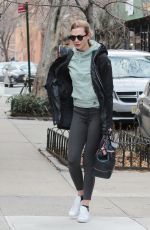 KARLIE KLOSS Out and About in New York 12/15/2016