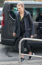 KARLIE KLOSS Out for Lunch in Berlin 12/08/2016