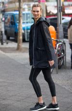 KARLIE KLOSS Out for Lunch in Berlin 12/08/2016